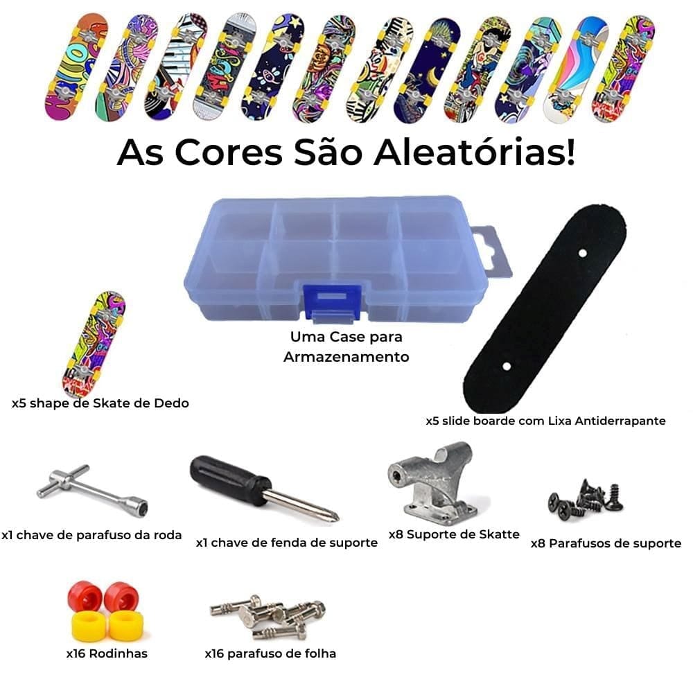 MIRATOI CONJUNTO DE SKATES DE DEDO - BNH