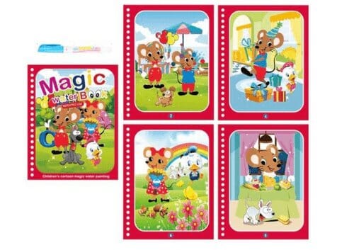 Magic book livro mágico de colorir com água + Brinde especial magic book -edu- 159 VF Villa Kids 