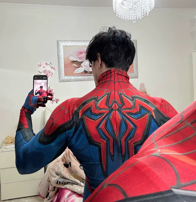 Fantasia Homem Aranha Rivals Game Jogo Cosplay Traje Unissex Lançamento
