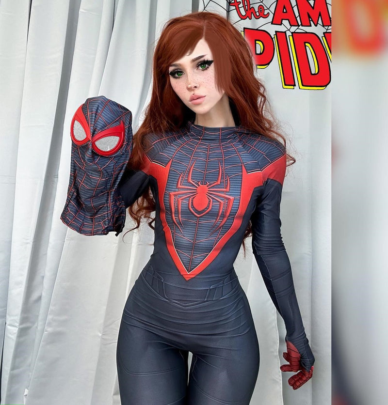 Fantasia Homem Aranha Feminina Longe de Casa Para Mulheres Vários modelos Festas