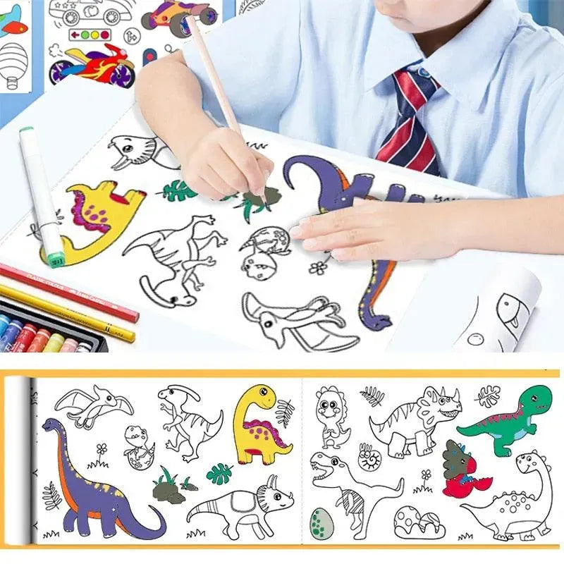 Bobina Criativa de Desenhos (3 Metros de Muitos Desenhos)