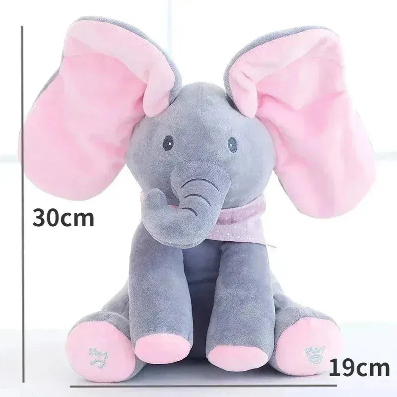 Pelúcia Bebê Elefante Esconde-esconde