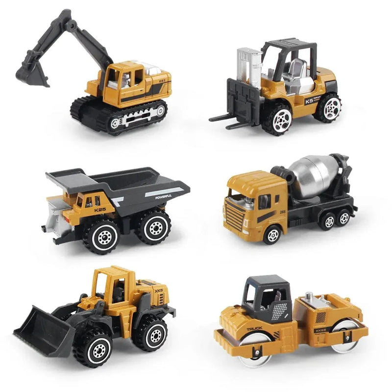 Kit Caminhões Tratores e Escavadeiras Brinquedos