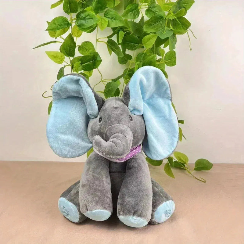 Pelúcia Bebê Elefante Esconde-esconde