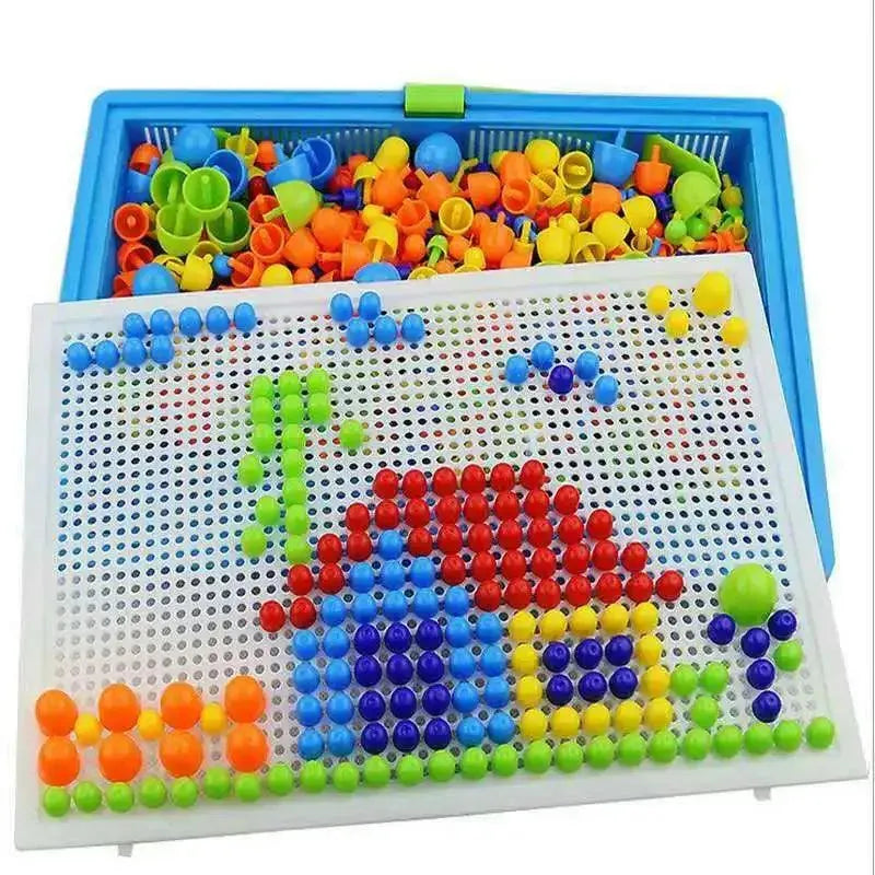 Brinquedo Prego de Cogumelo 296 Peças
