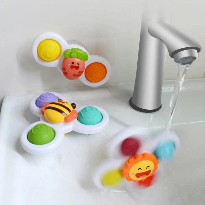 SPIN POP - KIT 3 Un - Brinquedos Giratórios Interativos