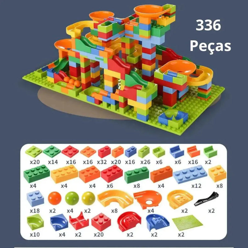 Blocos de Montar - Circuito de Bolinhas