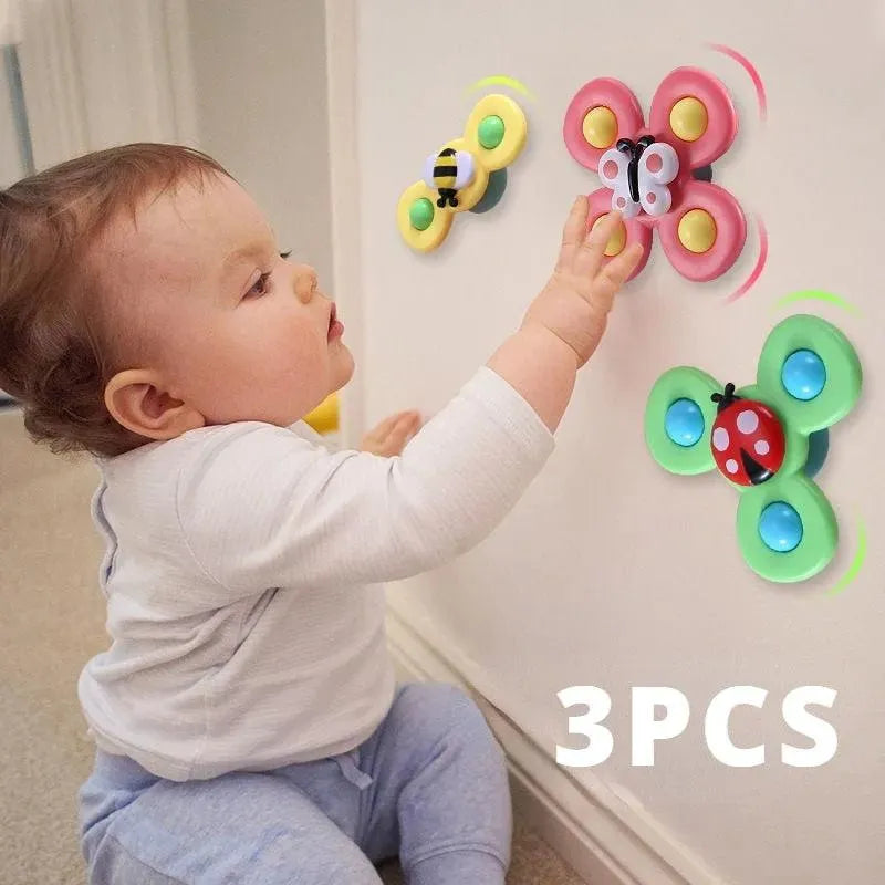 SPIN POP - KIT 3 Un - Brinquedos Giratórios Interativos