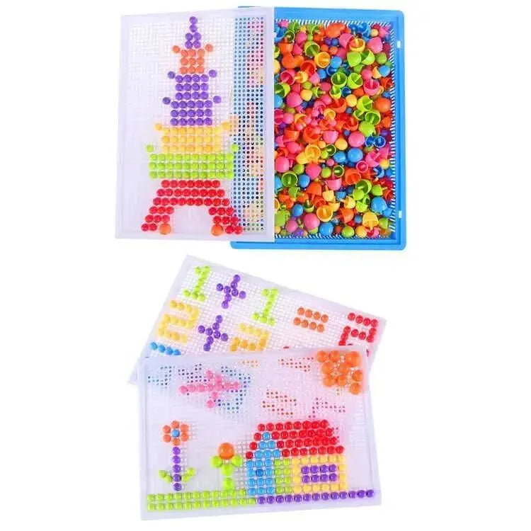 Brinquedo Prego de Cogumelo 296 Peças