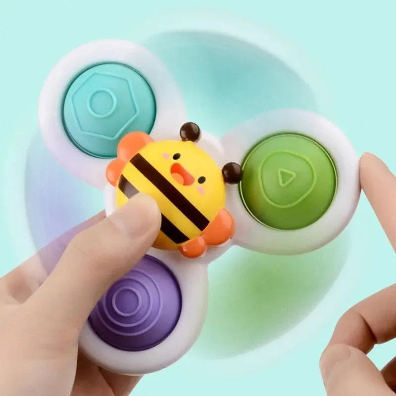 SPIN POP - KIT 3 Un - Brinquedos Giratórios Interativos