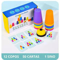 Jogo dos Copos com Cartas