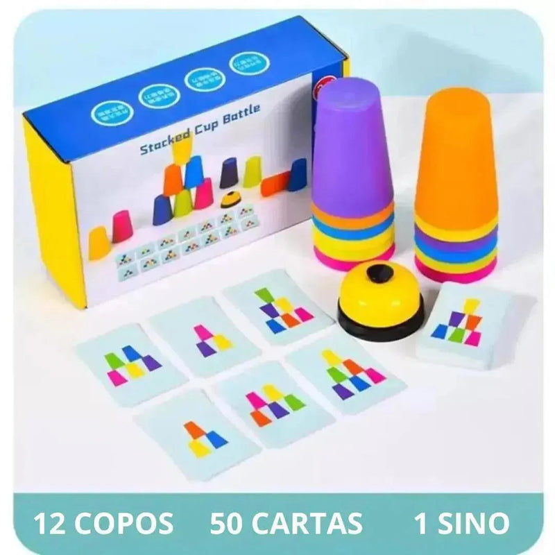 Jogo dos Copos com Cartas