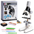 Kit de Microscópio Cintífico Infantil LED 1200x