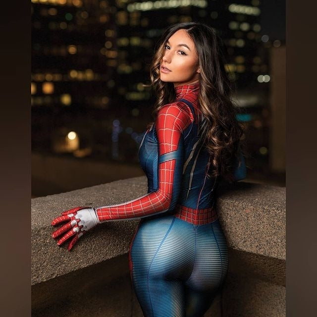 Fantasia Mary Jane Traje Game Cosplay Feminino PS4 PS5 Game Luxo Profissional