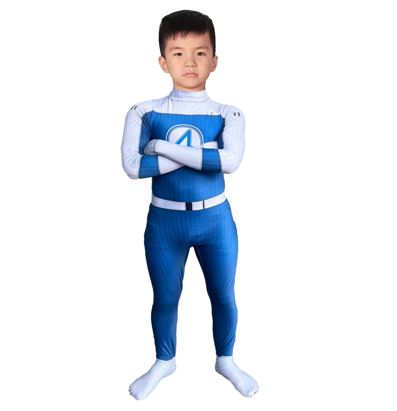 Fantasia Infantil Quarteto Fantástico Filme 2025 Cosplay Traje Crianças