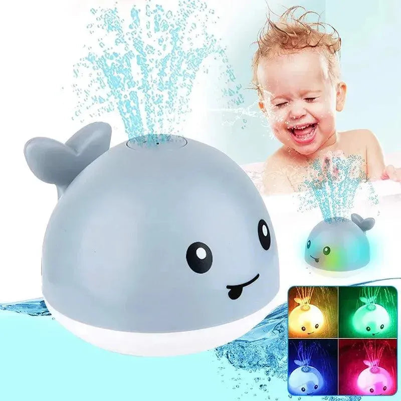 Brinquedo de Banho Baleia Chafariz com LED