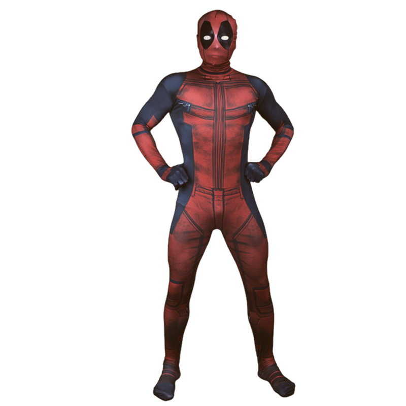Fantasia Deadpool Filme Cosplay Traje Luxo Profissional