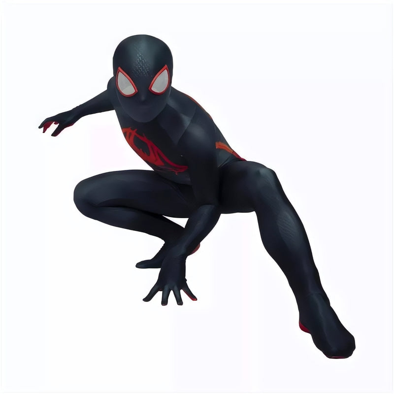 Fantasia Miles Morales Aranhaverso Filme 2 Cosplay Traje Luxo com Lentes