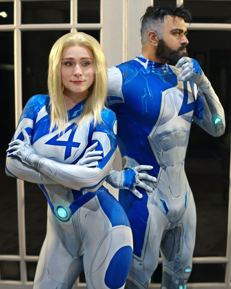 Fantasia Quarteto Sr Fantástico Rivals Game Jogo Cosplay Traje Unissex Lançamento