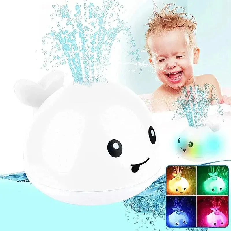 Brinquedo de Banho Baleia Chafariz com LED