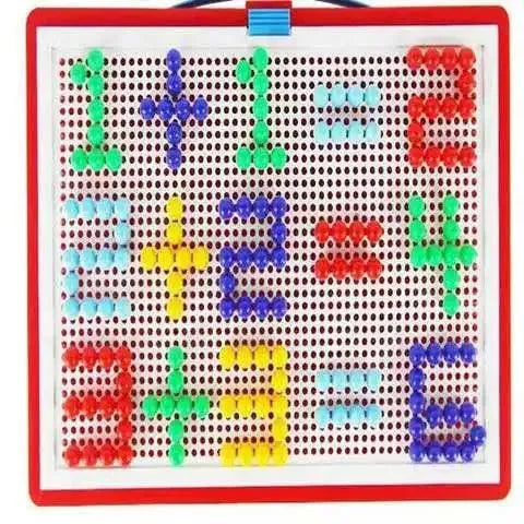 Brinquedo Prego de Cogumelo 296 Peças