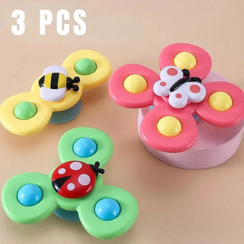 SPIN POP - KIT 3 Un - Brinquedos Giratórios Interativos