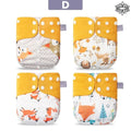 Fralda Ecológica Ajustável - Kit 4un
