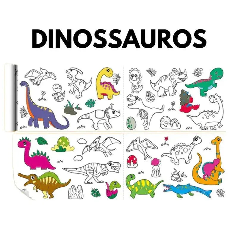 Bobina Criativa de Desenhos (3 Metros de Muitos Desenhos)