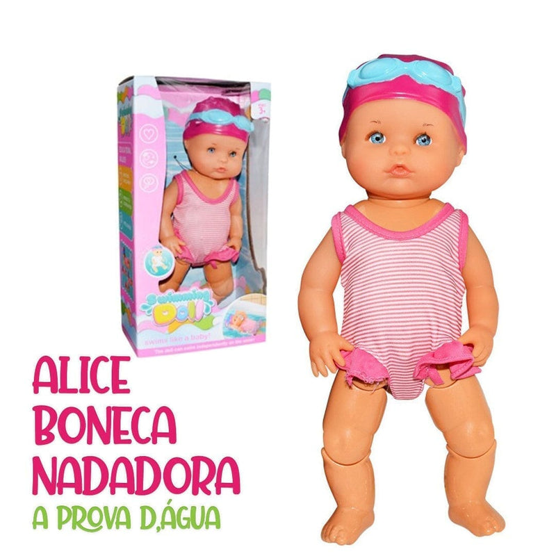 Alice - Boneca nadadora à prova d'água + Frete grátis boneca-bri-004 VF Villa Kids 