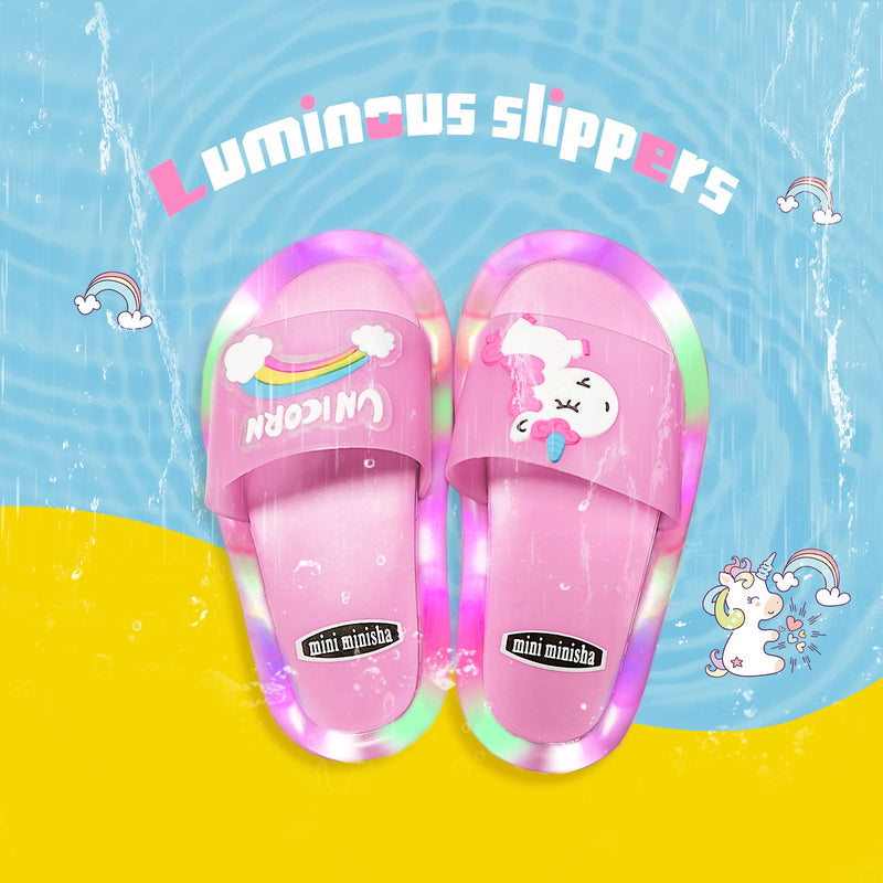 Chinelo Unicórnio com Luzes