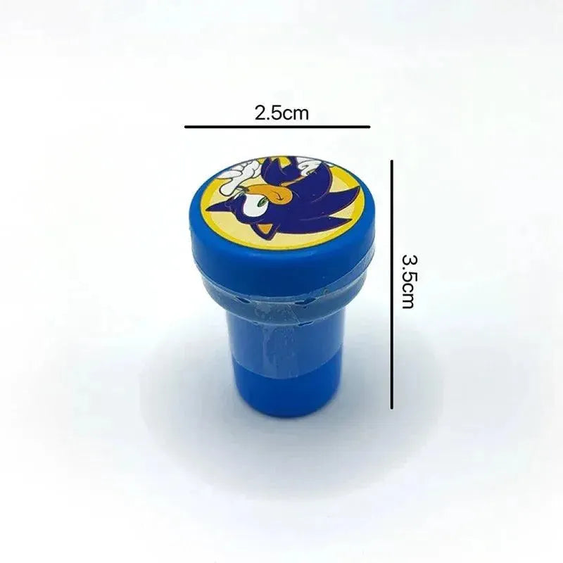 Carimbo Infantil Autotintado Sonic 12Pcs