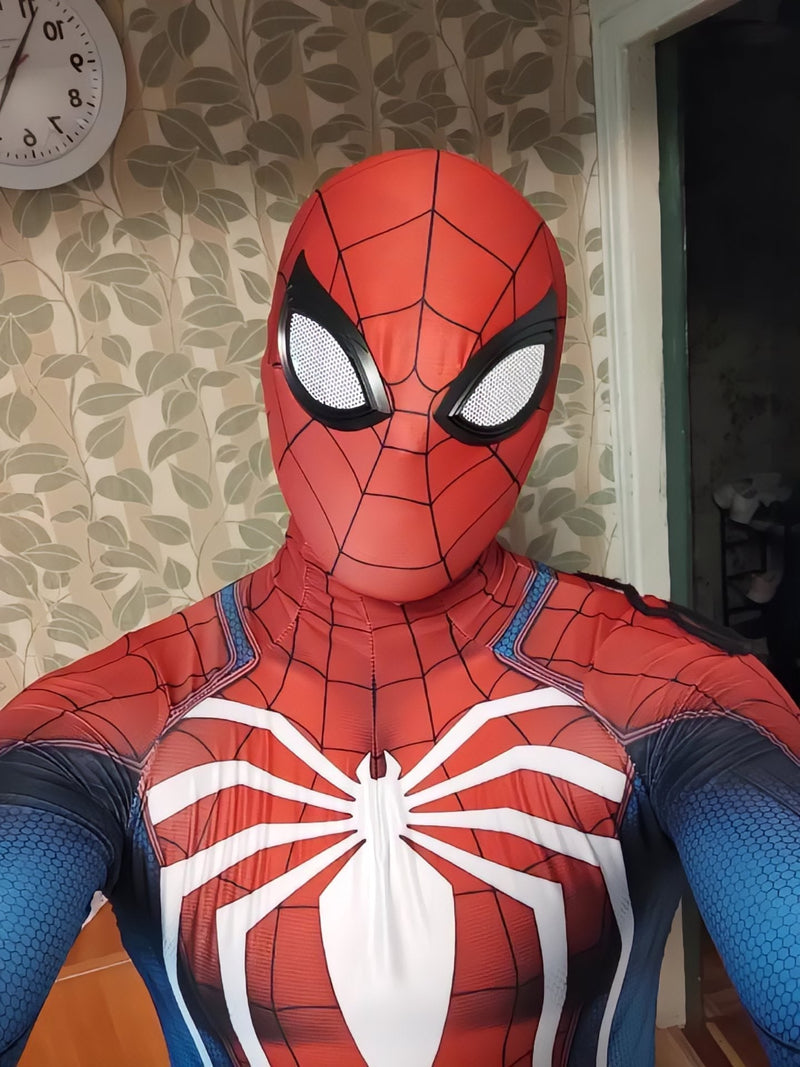 Fantasia Homem-Aranha Traje Avançado Game Cosplay Luxo PS4 / PS5