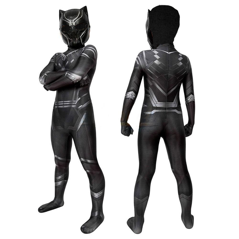 Fantasia Feminina Pantera Negra Filme + Máscara Cosplay Traje Adulto e Infantil