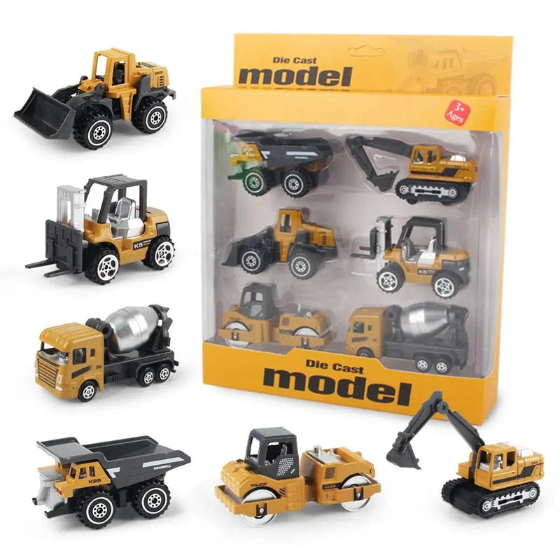 Kit Caminhões Tratores e Escavadeiras Brinquedos