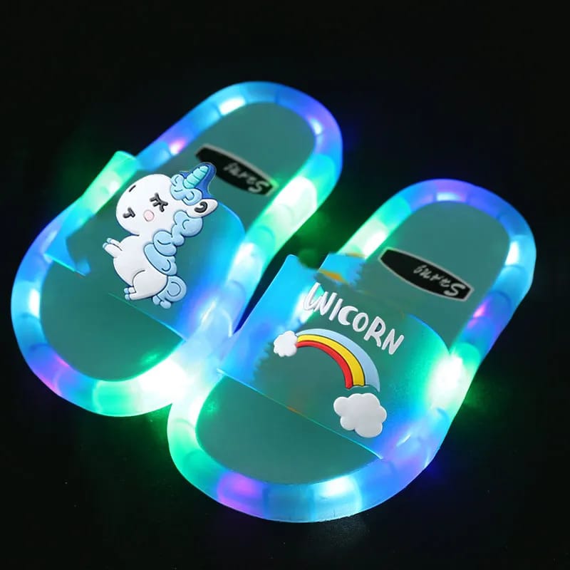 Chinelo Unicórnio com Luzes