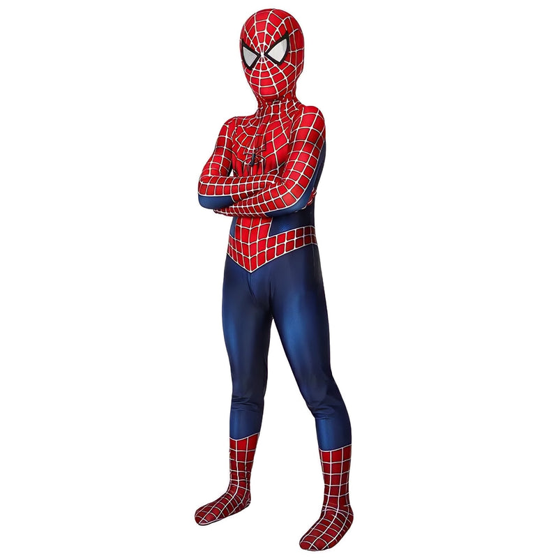 Fantasia Cosplay Infantil Homem-Aranha Tobey Maguire Traje Luxo Profissional
