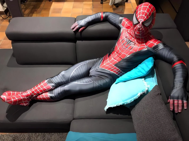 Fantasia Homem-Aranha Tobey Filme Raimi Traje Híbrido Cosplay Luxo Traje Profissional