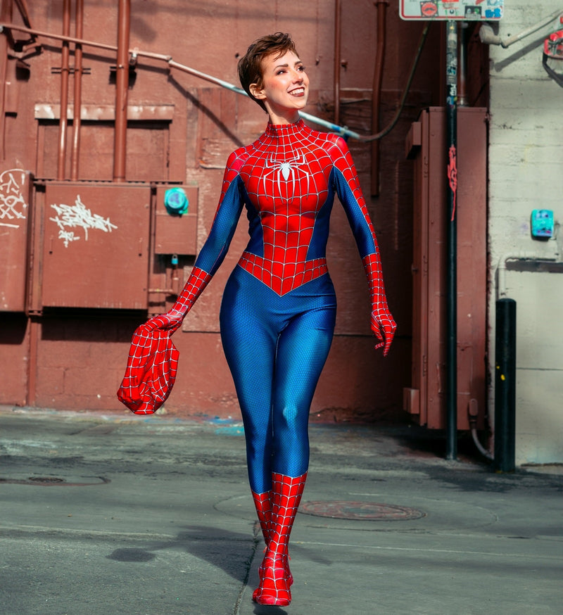 Fantasia Homem Aranha Feminina Tobey Mary Jane Para Mulheres Vários modelos