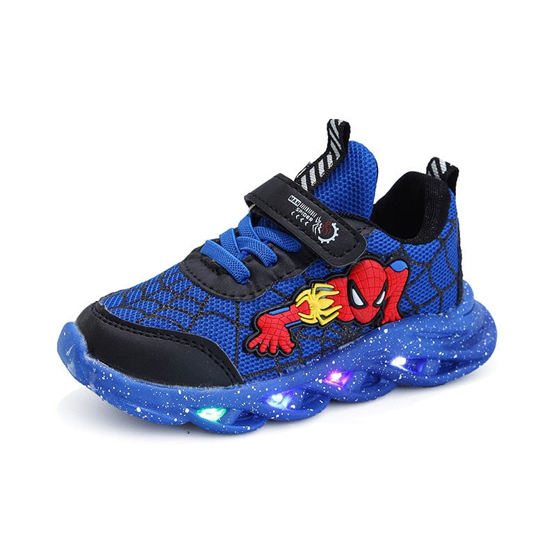 Descubra a Magia nos Pés com o Tênis do Homem-Aranha com luzes de led!