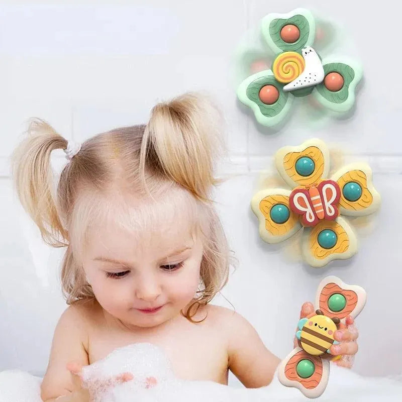 SPIN POP - KIT 3 Un - Brinquedos Giratórios Interativos