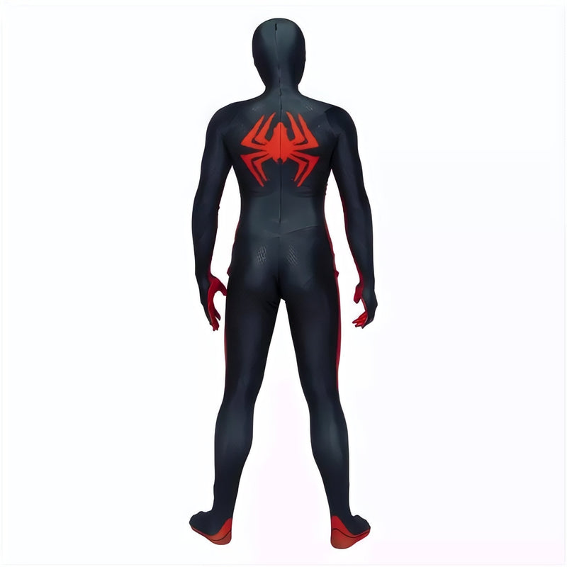Fantasia Miles Morales Aranhaverso Filme 2 Cosplay Traje Luxo com Lentes