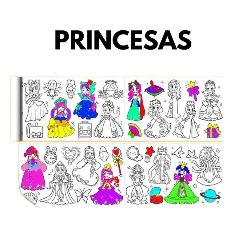 Bobina Criativa de Desenhos (3 Metros de Muitos Desenhos)