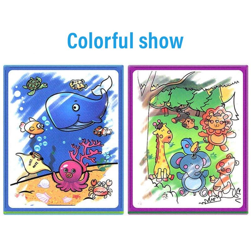 Magic book livro mágico de colorir com água + Brinde especial magic book -edu- 159 VF Villa Kids 