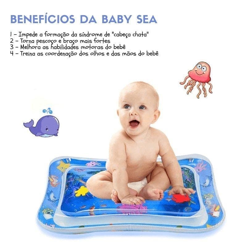Baby Sea - Tapete Piscina Artificial Para Bebê Baby Sea - brin - 013 VF Villa Kids 