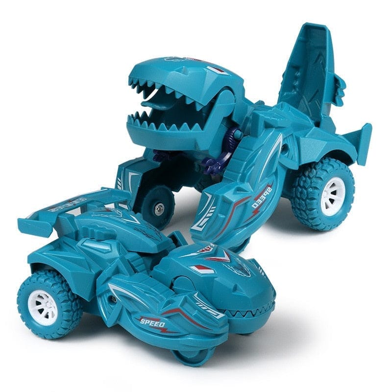 Dino Car Transformer dino-edu-242 VF Villa Kids Ciano 