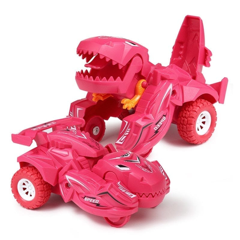 Dino Car Transformer dino-edu-242 VF Villa Kids Vermelho 