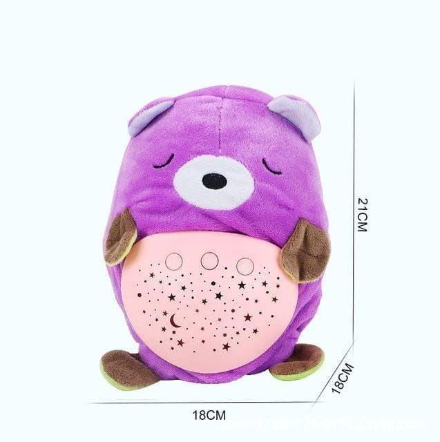 Animais de Pelúcia com Projeção de Céu Estrelado Animais - Pel - 007 Kidslandia 