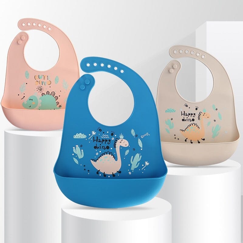 Babador de silicone para bebê babador de silicone de animais-beb-324 VF Villa Kids 