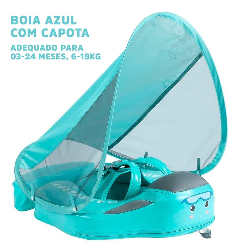 Boia Para Bebês - Waist Float Toy Boia - bebe - 034 VF Villa Kids TPU Climb - Azul 