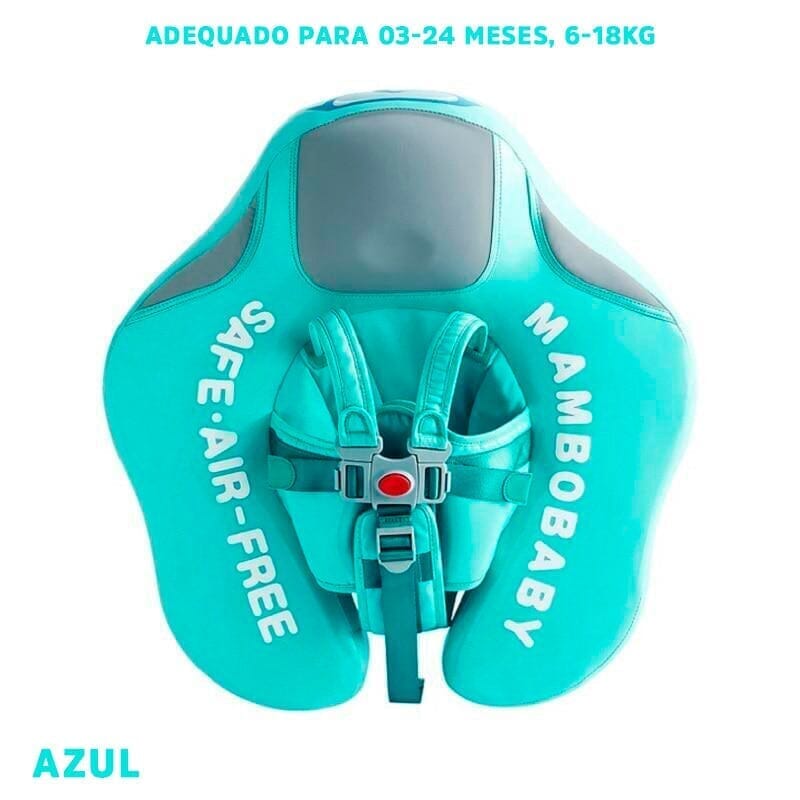 Boia Para Bebês - Waist Float Toy Boia - bebe - 034 Kidslandia 3D Climb - Azul 